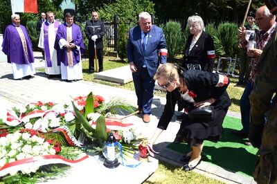 Wadowice. Uroczystości pogrzebowe Mariana Misiaka, Żołnierza Wyklętego. Fot. Janusz Ślęzak (IPN)