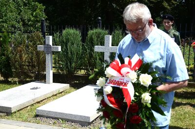 Wadowice. Uroczystości pogrzebowe Mariana Misiaka, Żołnierza Wyklętego. Fot. Janusz Ślęzak (IPN)