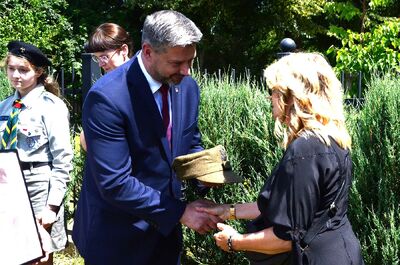 Wadowice. Uroczystości pogrzebowe Mariana Misiaka, Żołnierza Wyklętego. Fot. Janusz Ślęzak (IPN)