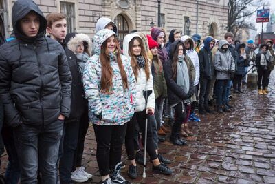 Odsłonięcie tablicy upamiętniającej ofiary operacji polskiej NKWD – Kraków, 8 stycznia 2018. Fot. Sławomir Kasper #20