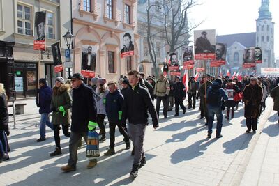 Obchody Narodowego Dnia Pamięci Żołnierzy Wyklętych w Krakowie