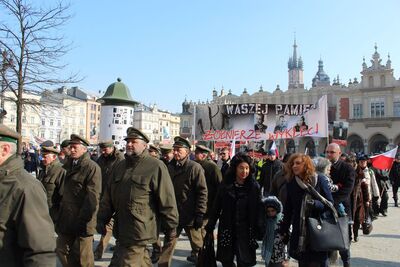 Obchody Narodowego Dnia Pamięci Żołnierzy Wyklętych w Krakowie