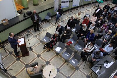 Wernisaż wystawy Arkadiusza Szlachetki „Dzielne Kobiety z Neubrandenburga”. Przystanek Historia w Krakowie