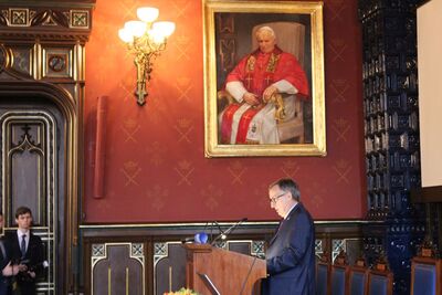 W Collegium Novum odsłonięto tablicę upamiętniającą tajne nauczanie na UJ