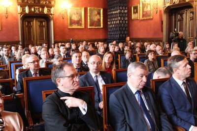 W Collegium Novum odsłonięto tablicę upamiętniającą tajne nauczanie na UJ