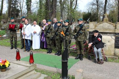 Na cmentarzu Rakowickim pochowano por. Zenona Malika ps. „Muszka”