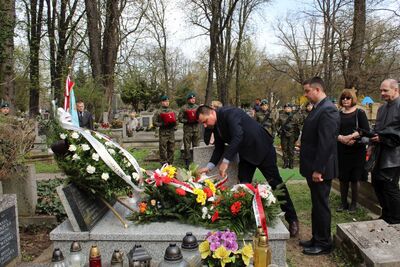 Na cmentarzu Rakowickim pochowano por. Zenona Malika ps. „Muszka”