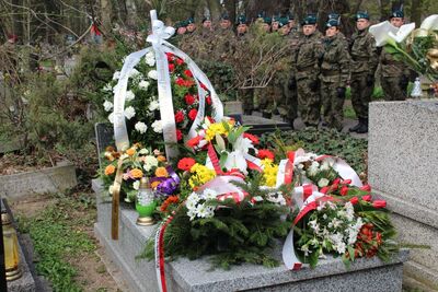 Na cmentarzu Rakowickim pochowano por. Zenona Malika ps. „Muszka”