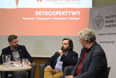 Dyskusja „Czy tragiczny los Wyklętych może być wzorem?” z udziałem dyrektora Oddziału IPN w Krakowie dr. hab. Filipa Musiała