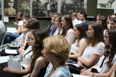 Uroczystość na zakończenie projektu edukacyjnego poświęconego Kresom