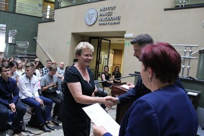 Uroczystość na zakończenie projektu edukacyjnego poświęconego Kresom