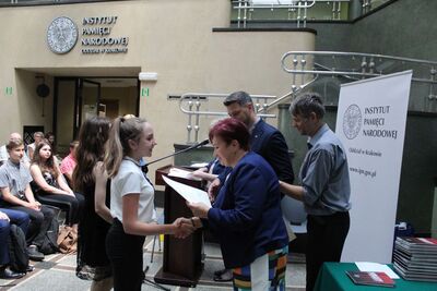 Uroczystość na zakończenie projektu edukacyjnego poświęconego Kresom