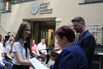 Uroczystość na zakończenie projektu edukacyjnego poświęconego Kresom