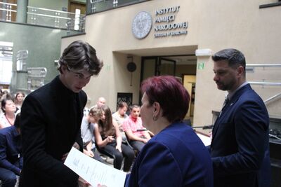 Uroczystość na zakończenie projektu edukacyjnego poświęconego Kresom