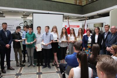 Uroczystość na zakończenie projektu edukacyjnego poświęconego Kresom