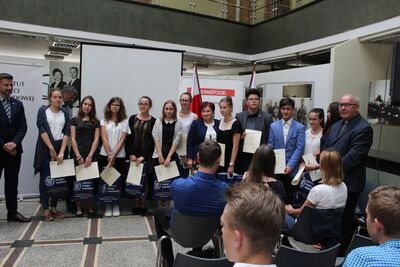 Uroczystość na zakończenie projektu edukacyjnego poświęconego Kresom