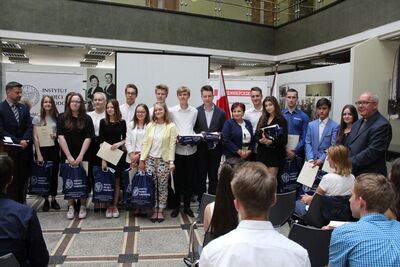 Uroczystość na zakończenie projektu edukacyjnego poświęconego Kresom