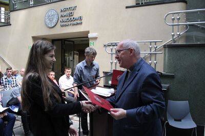 Uroczystość na zakończenie projektu edukacyjnego poświęconego Kresom