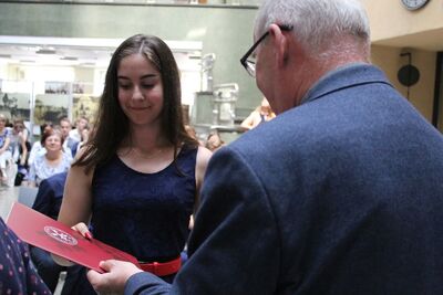 Uroczystość na zakończenie projektu edukacyjnego poświęconego Kresom