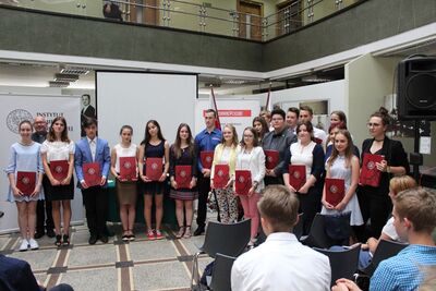 Uroczystość na zakończenie projektu edukacyjnego poświęconego Kresom