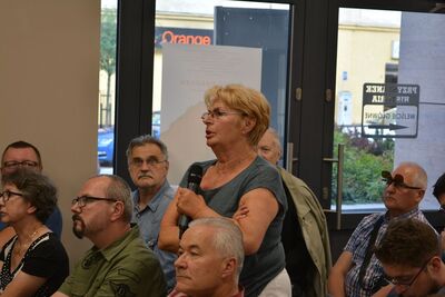 Wykład dr. Śmietanki-Kruszelnickiego na temat pogromu Żydów w Kielcach