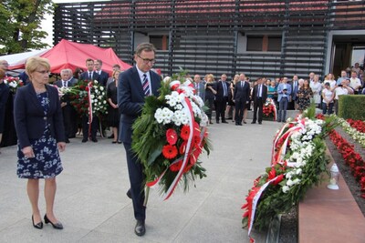 Uroczystości w 75. rocznicę pacyfikacji Michniowa