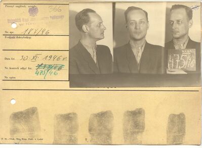 Zdjęcie sygnalityczne Franciszka Niepokólczyckiego