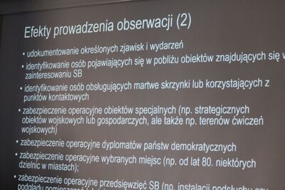 Konferencja naukowa „Obserwacja w służbie SB” – Kraków, 18 września 2018
