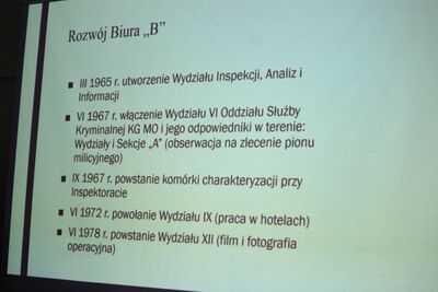 Konferencja naukowa „Obserwacja w służbie SB” – Kraków, 18 września 2018