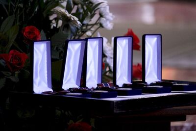 Odsłonięcie tablicy pamięci mieszkańców Ziemi Oświęcimskiej, walczących o wolność i niepodległość