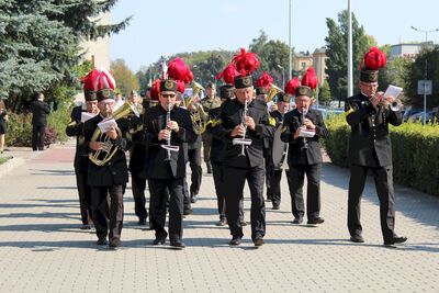 Odsłonięcie tablicy pamięci mieszkańców Ziemi Oświęcimskiej, walczących o wolność i niepodległość