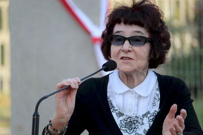 Odsłonięcie pomnika rtm. Witolda Pileckiego w Oświęcimiu