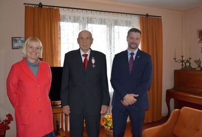 Krzyż Wolności i Solidarności dla Ryszarda Macherskiego