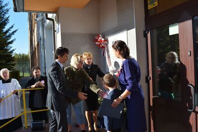 Odsłonięcie tablic upamiętniających pobyt oddziału Józefa Piłsudskiego w Parszowie i Świętej Katarzynie