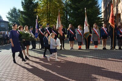 Odsłonięcie tablic upamiętniających pobyt oddziału Józefa Piłsudskiego w Parszowie i Świętej Katarzynie