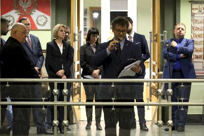 Wernisaż wystawy „Otwórzmy drzwi do wolności. Janusz Kurtyka 1960–2010” – Kraków, 9 listopada 2018