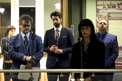 Wernisaż wystawy „Otwórzmy drzwi do wolności. Janusz Kurtyka 1960–2010” – Kraków, 9 listopada 2018