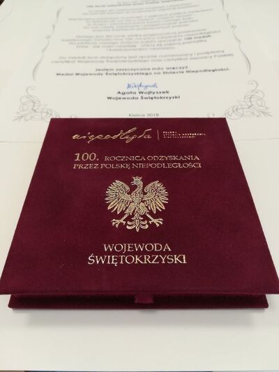 Medal Wojewody Świętokrzyskiego dla Delegatury IPN w Kielcach