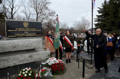 Uroczystość patriotyczna w Raciechowicach