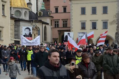 3 marca 2019. Krakowianie oddali hołd Żołnierzom Wyklętym