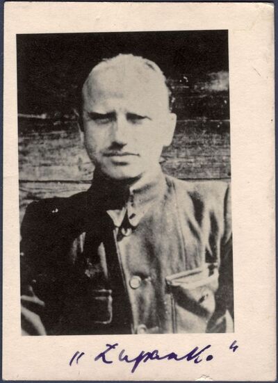 Zdjęcie majora z ogólnopolskiego listu gończego wydanego przez komunistyczny aparat bezpieczeństwa