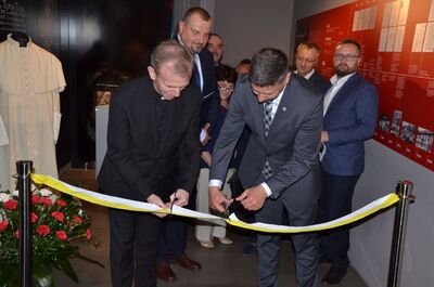 7 czerwca 2019. Otwarcie wystawy IPN w domu rodzinnym Jana Pawła II w Wadowicach