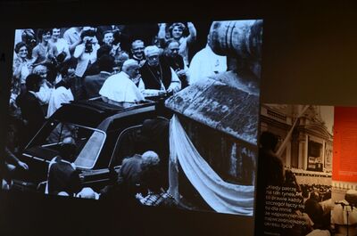 7 czerwca 2019. Otwarcie wystawy IPN w domu rodzinnym Jana Pawła II w Wadowicach