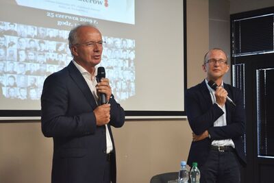 25 czerwca 2019. Spotkanie z prof. Krzysztofem Szwagrzykiem na kieleckim „Przystanku Historia”