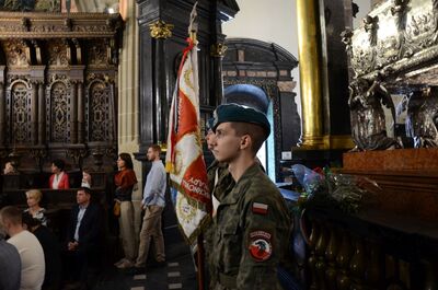 14 lipca 2019.  Uroczystość przekazania Krzyża Walecznych rodzinie Piotra Gizy