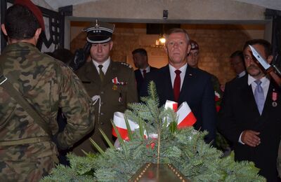 14 lipca 2019.  Uroczystość przekazania Krzyża Walecznych rodzinie Piotra Gizy