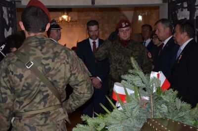 14 lipca 2019.  Uroczystość przekazania Krzyża Walecznych rodzinie Piotra Gizy