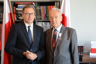 Kraków, 15 lipca 2019. Prezes IPN wręczył Krzyż Wolności i Solidarności Julianowi Morawcowi