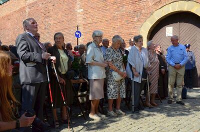 Kraków, 12 sierpnia 2019. Uroczystość pamięci gen. Stanisława Rostworowskiego oraz Jadwigi i Zygmunta Karłowskich