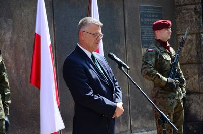 Kraków, 12 sierpnia 2019. Uroczystość pamięci gen. Stanisława Rostworowskiego oraz Jadwigi i Zygmunta Karłowskich